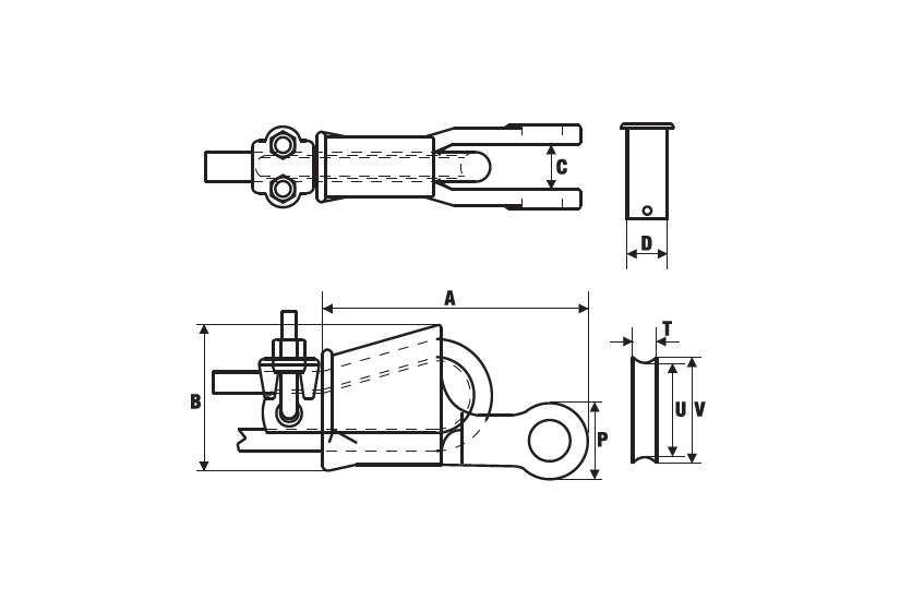 Terminație cablu închisă Socket BF-OWS
