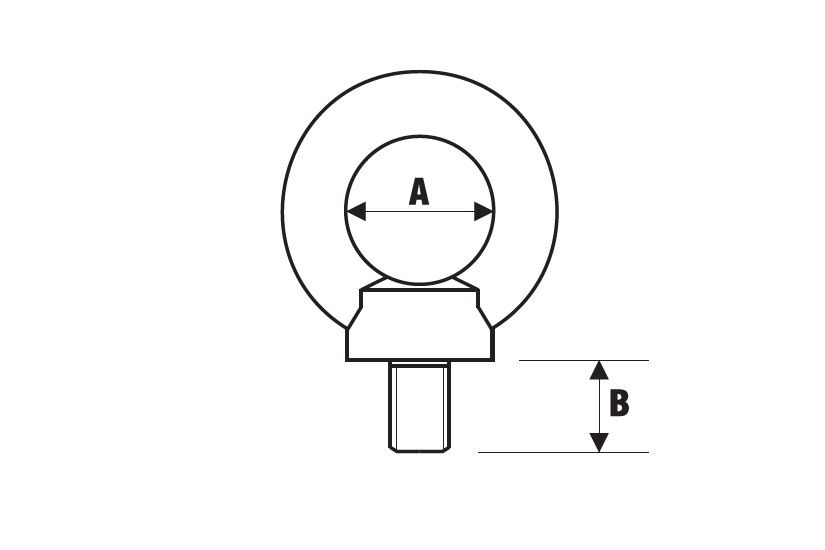 Ochi de ridicare cu filet exterior BF-580